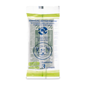 DISPOSABLE SYRINGE 5ML 21G X 32MM 3 PIECES