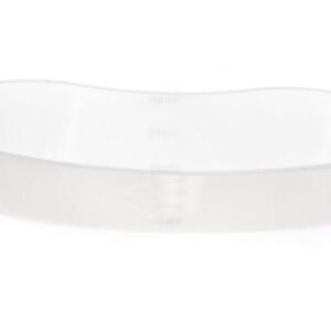 Riñon Plastic Adult 700ml White Graduado 5 Pzs