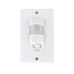 Placa Pared Sanelec White with Sensor Motion