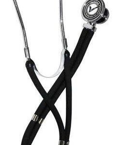 Estetoscopio Double Campana Cromada Double Membrana Checkatek Black