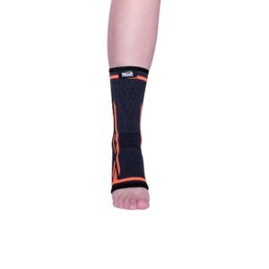 Ankle Support Cerrada Orange Elastic Homecare