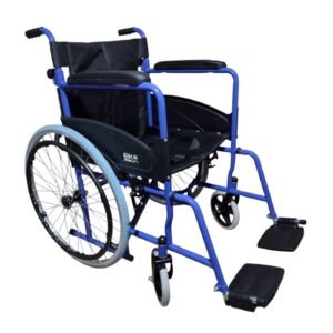 Wheelchair Respaldo Abatible Descansapies Desmontables Blue