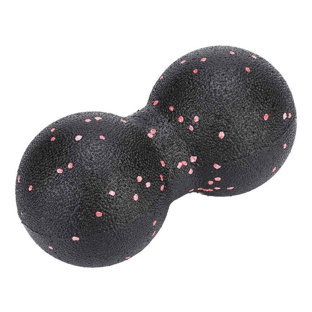 Ball Massage Miofascial Double EPP Black Therapy Muscular Pilates Yoga 16x8cm