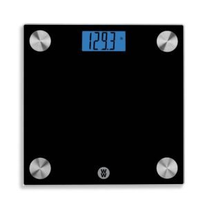 WW Scales by Conair Scale digital Glass for Bath, Capacity 400 libras
