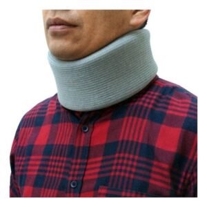 Cervical Collar Adjustable Gray Perfil Medium Medical Vital