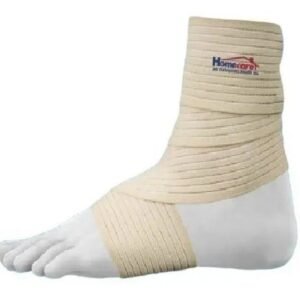 Ankle Support Elastic C/banda Adjustable Unitalla Beige Homecare