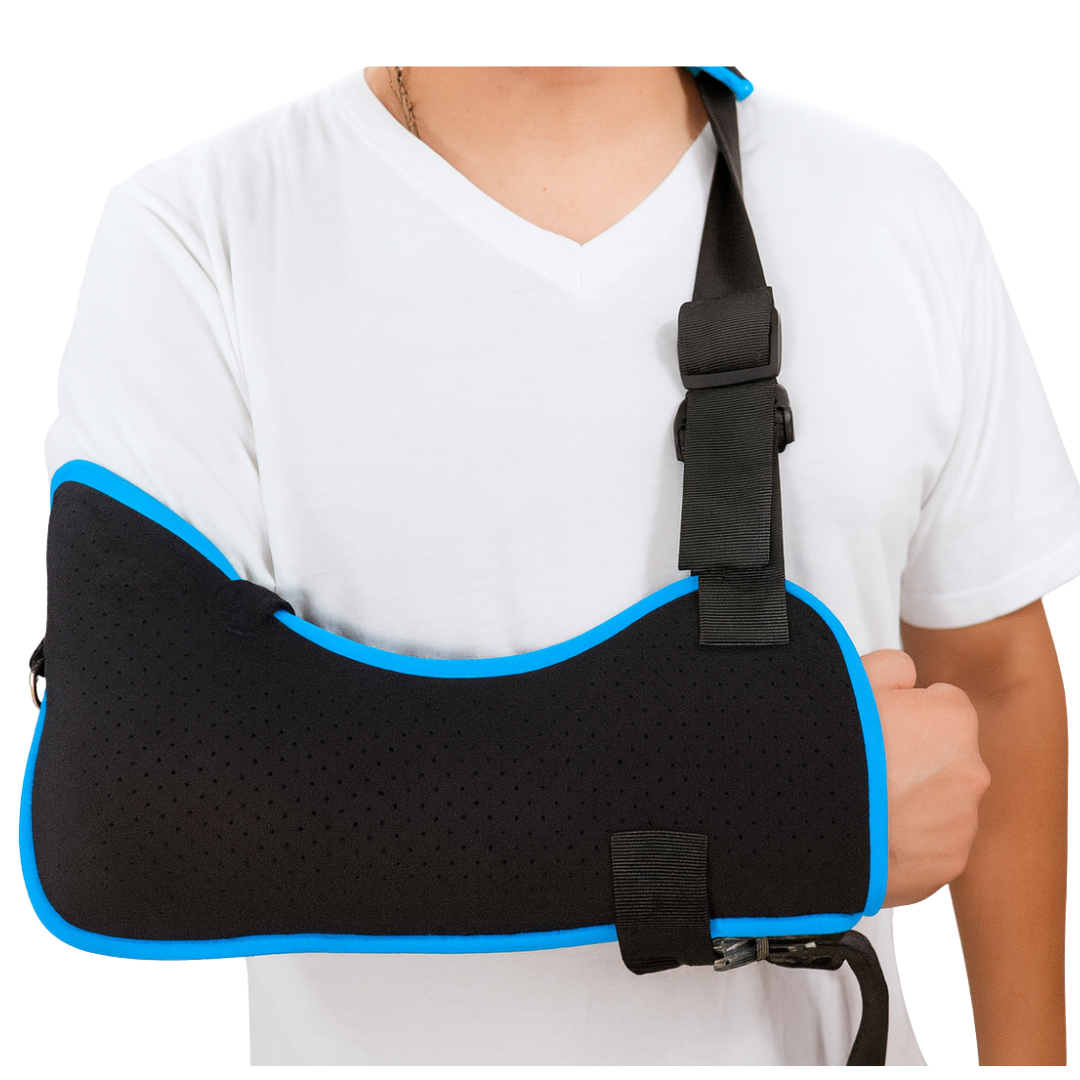 Arm Sling Orthopedic Universal for Adult – Immobilizer Arm & Shoulder for Fractura, Luxación o Lesión, Adjustable & Comfortable EQMED