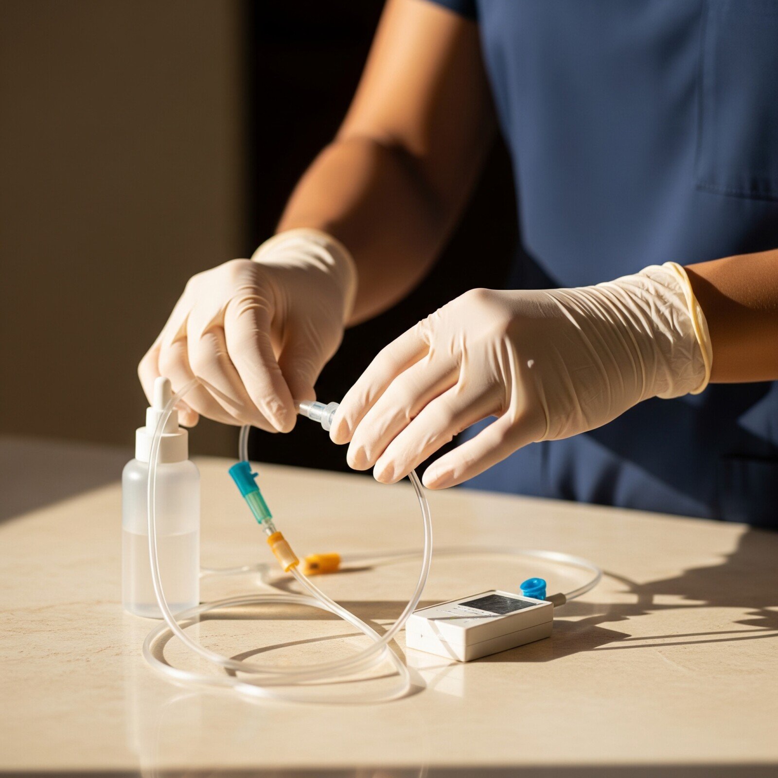 Licensed Mexican nurses provide in-suite IV care — CVU Pharmacy Cabo