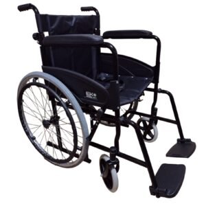 Wheelchair Respaldo Abatible Descansapies Desmontables Black