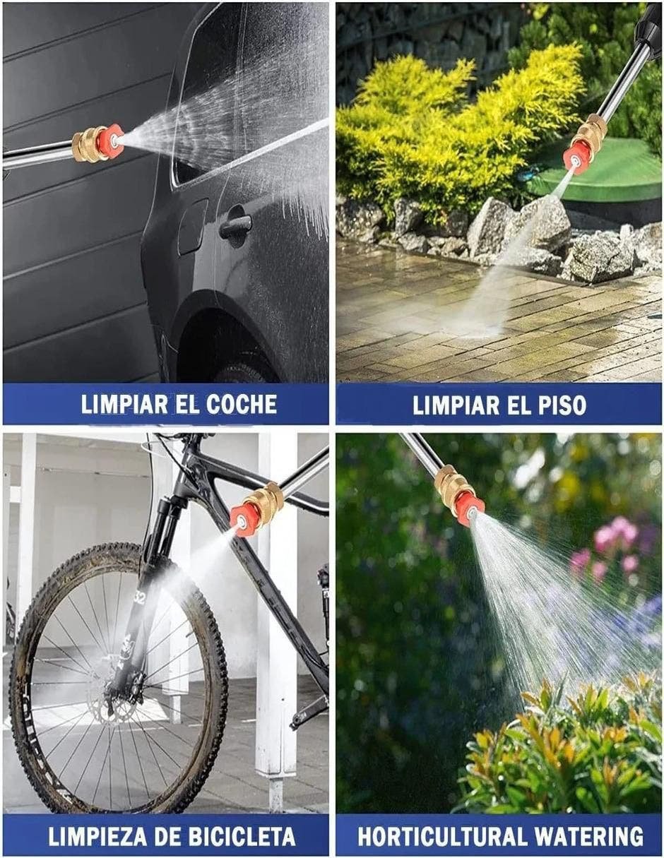 Pressure Washer Portable XCQ-02 a Batería with Nozzles Intercambiables