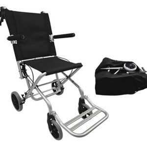 Chair Traslado Aluminum Portable Black Foldable Medimetrics Black