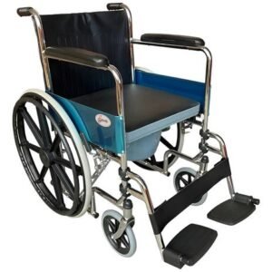 Wheelchair with Comfortable Integrado Sp7500 Speedy Black & Plata