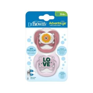 Pacifier advantage Girl Stage 1 2 pack
